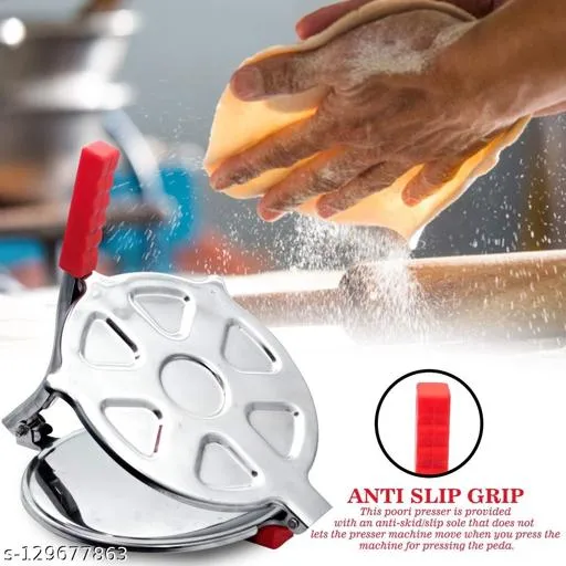 Affix Stainless Steel Kitchen Press Roti/Puri Maker Machine - Image 5