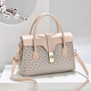 Newest High Quality MK Design American Bag Luxury Women's Handbags(Cream)