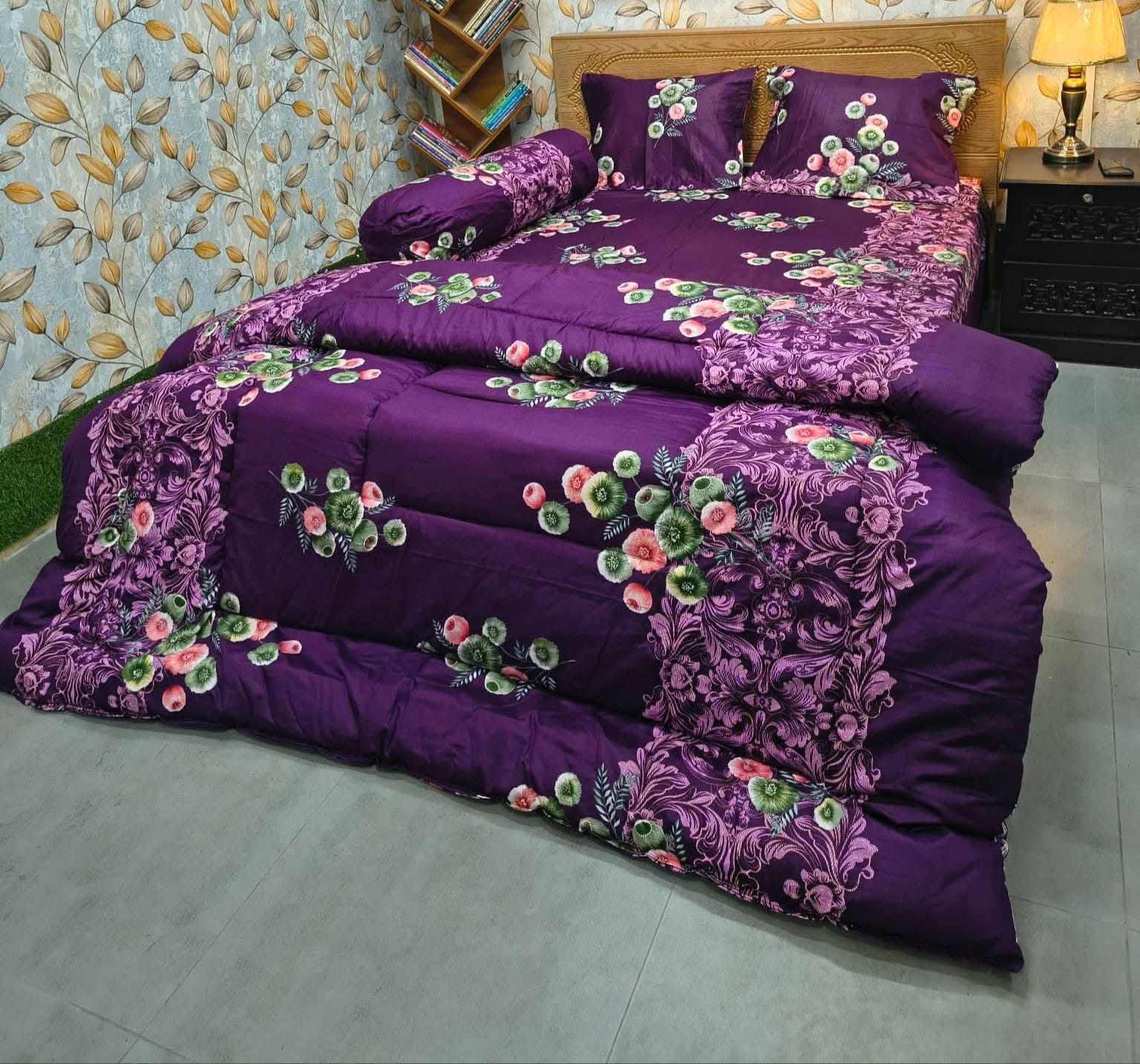 5-Piece Towel Premium Comforter Combo Set