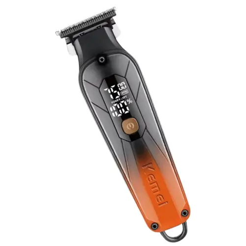 Kemei Km-1741 1200mAh Excellent Lithium Battery Hair Shaver Splicing Color Design Brand Hair Clipper Shop Online Brand Trimmers - Image 2
