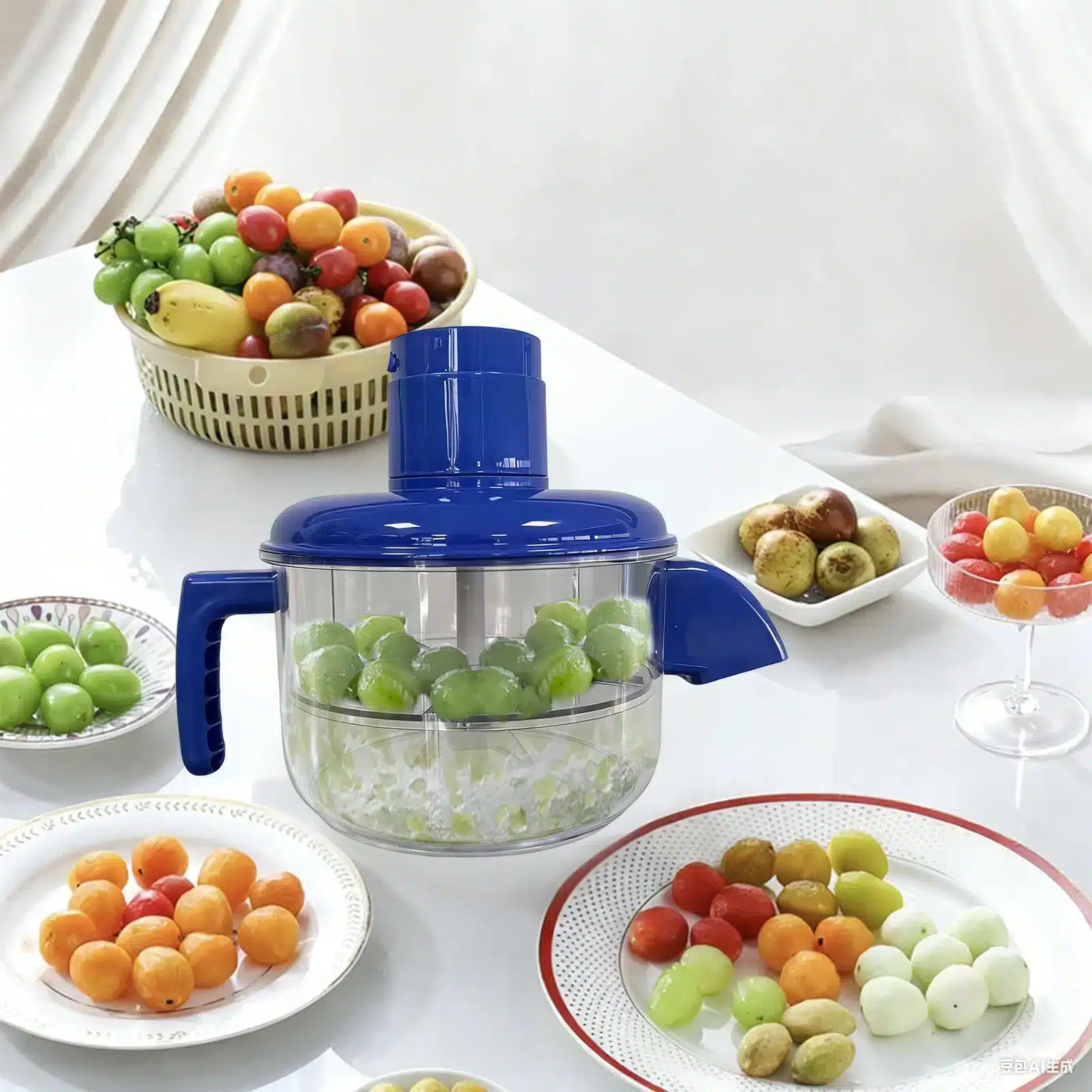 Hot Selling Small Automatic Grape & Plum Fruit Peeler New Household Kitchen Appliances Vegetable Peeling Machine - Image 2